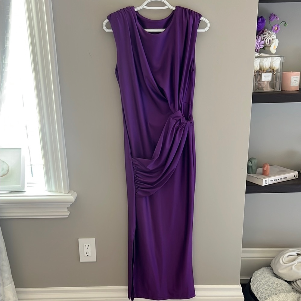Elegant Purple Women's Dress